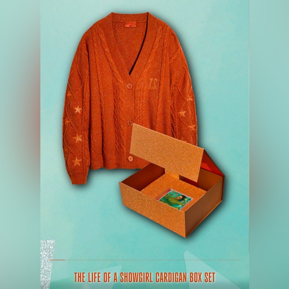 NIB Taylor Swift The Life of a Showgirl Cardigan Box Set